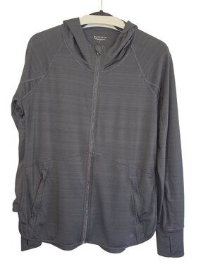 Athleta Zip Up Hoodie With Thumb Holes